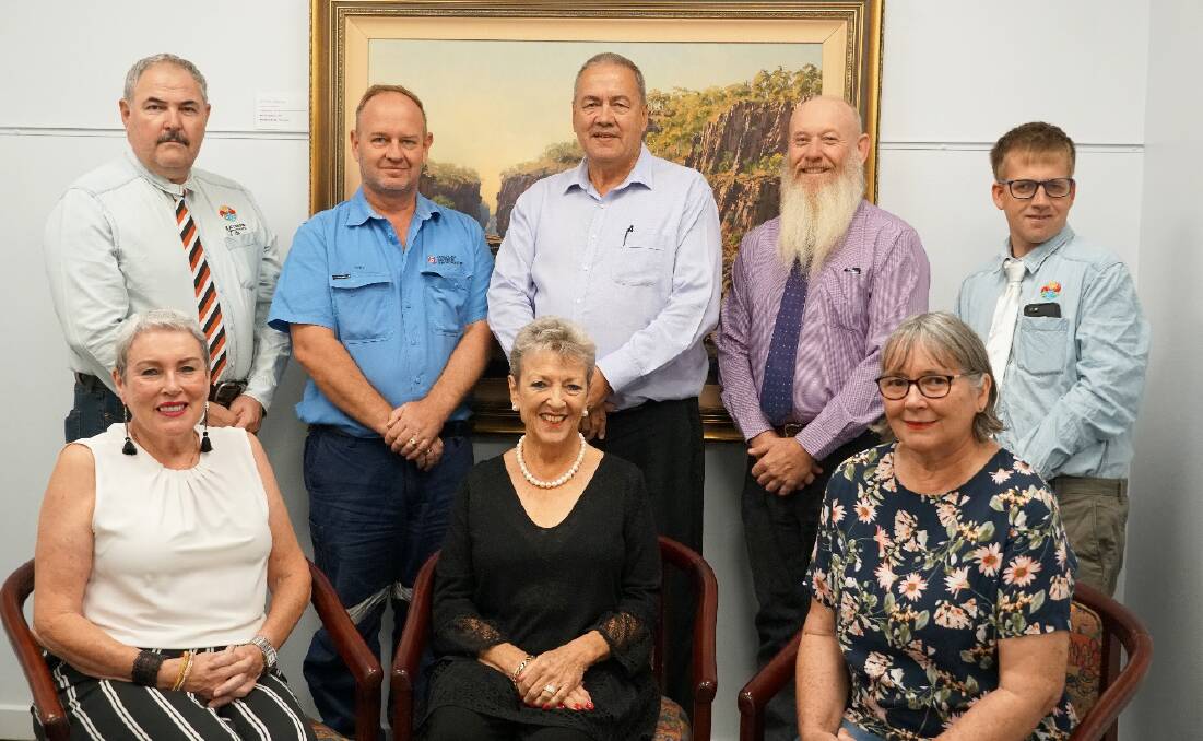 Katherine Town Council's elected members with CEO Ian Bodill - centre at back. Picture: supplied.