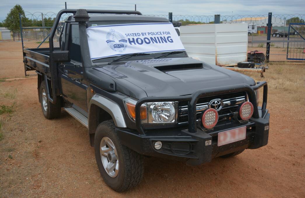 Police said this vehicle travelled at speeds up to 160kmh before they called off the chase. Picture: NT Police.