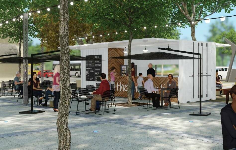 Lease documents tendered at last week's council meeting reveal the relocatable kiosk will come outfitted with a high quality coffee machine and other equipment.