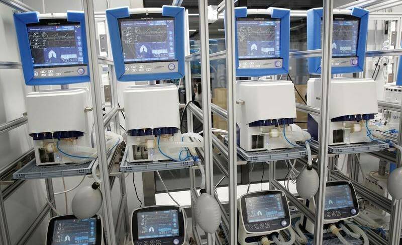 Ventilators are in demand across the world in the face of the pandemic.