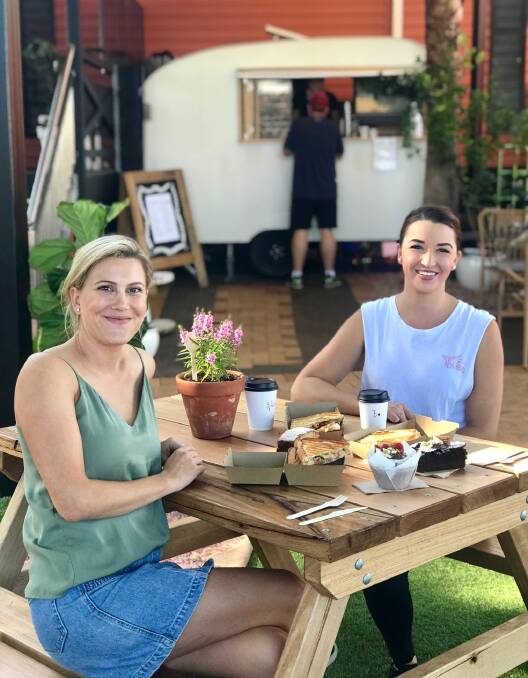 A popular television cooking celebrity dropped in to Katherine. Pictures: supplied.