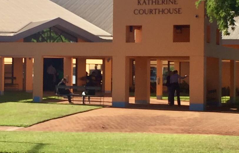 There was standing room only for media inside the Katherine Local Court today.