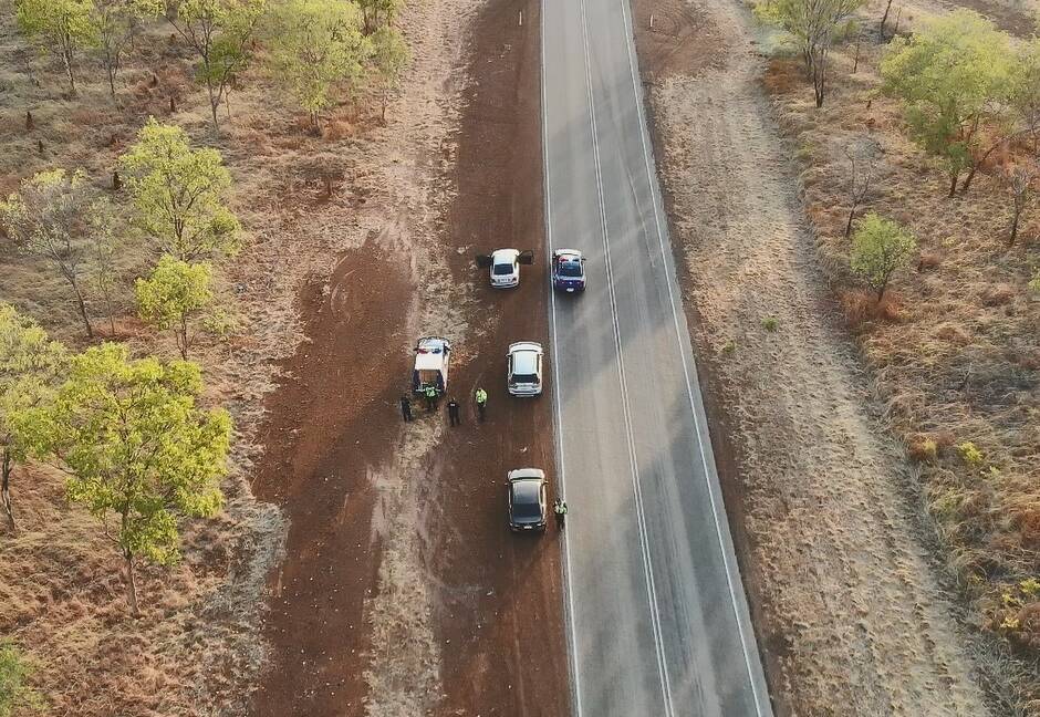 The remote border control point on the WA/NT border.