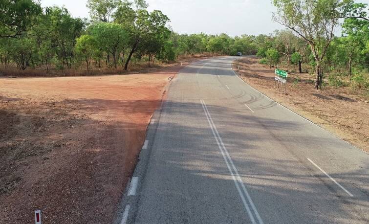 Accident scene: The intersection of the Kakadu Highway and Bukbukluk Lookout Road. Picture: NT Courts.