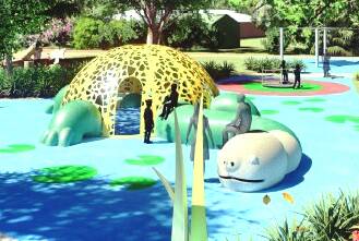 An artist's impression on how Katherine's new turtle will look, courtesy of Katherine Town Council.