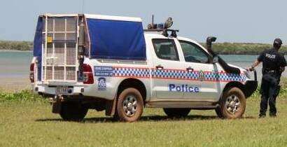 NT police in the bush working from shipping containers