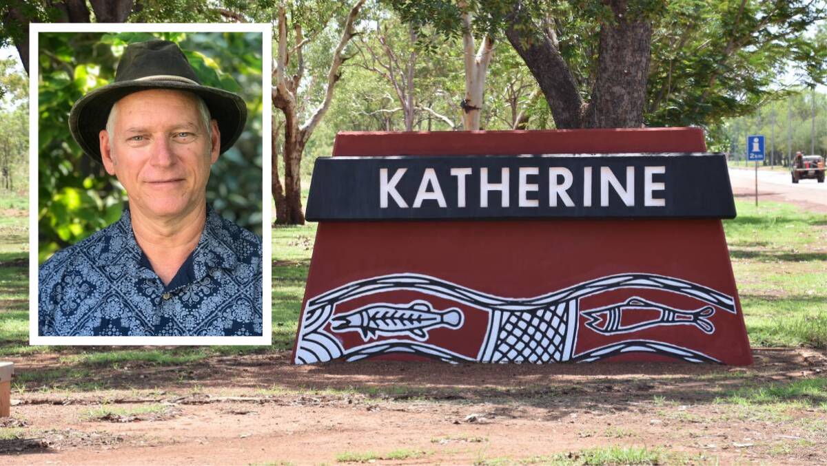 IN THE RUNNING: Denis Coburn throws hat in the ring for Katherine Town Council election. Photo: Supplied