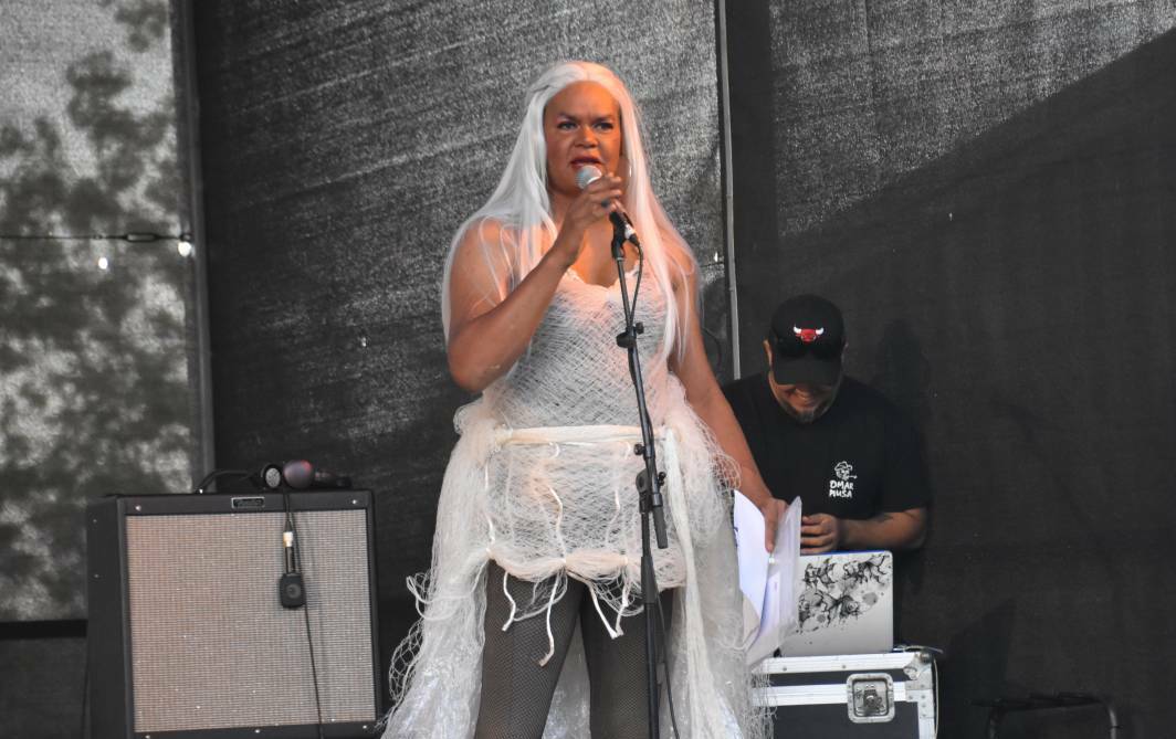 FROM THE BUSH: Constantina Bush, pictured at the 2019 Junk Festival, talks of Ride the Night Train tour postponment. Photo: File