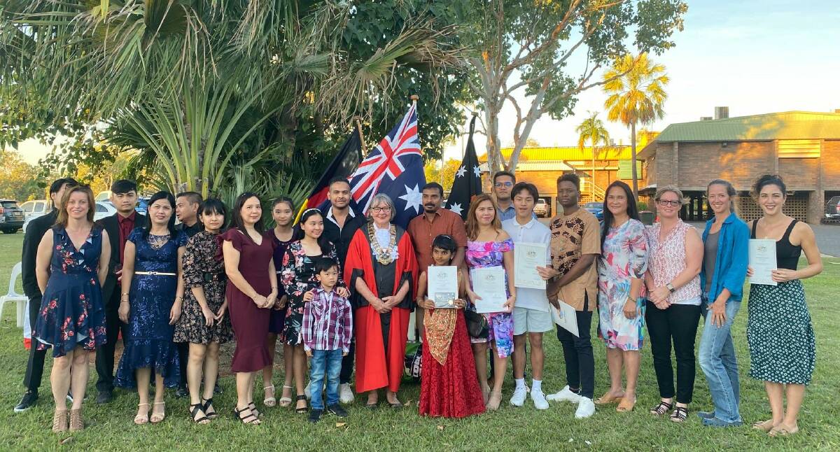 WELCOME: Katherine Town Council welcomed new Australian citizens on Saturday, May 28. Photo: Katherine Town Council