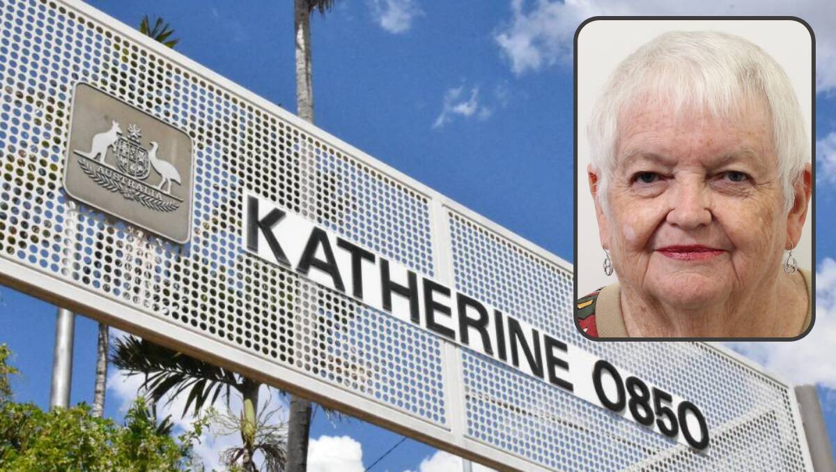 PASSIONATE: Katherine's Shirley Crane has a number of items on her to-do list should she be elected as a councillor. Photo: Supplied (insert), Tom Robinson (main)