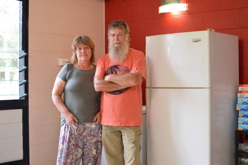 RISING ANGER: Vina Hornsby and Chris Rollinson want TIO to take the "flood-proof" lower storey of their Shadforth Road residence into account.