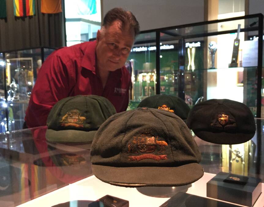FIND THEM AT BRADMAN: You can find the 'Baggy Green' Exhibition which includes Justin Langer's cap at Bradman Oval. Photo by Monica Donoso. 