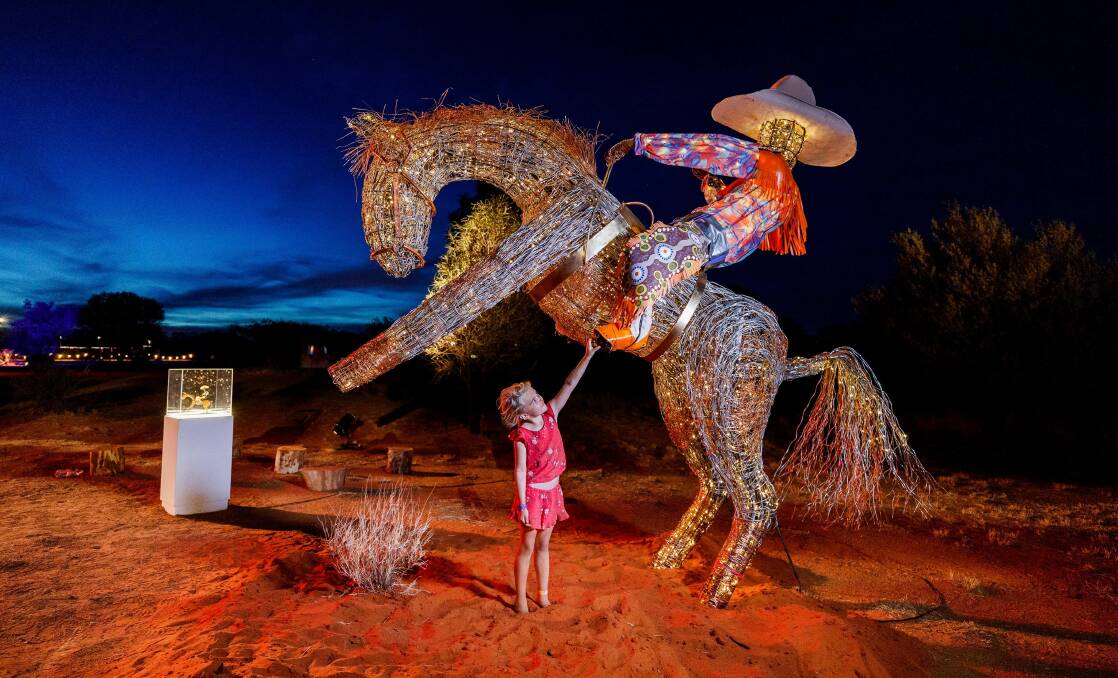 A Festival in Light: Get illuminated at the annual Parrtjima festival in Alice Springs.