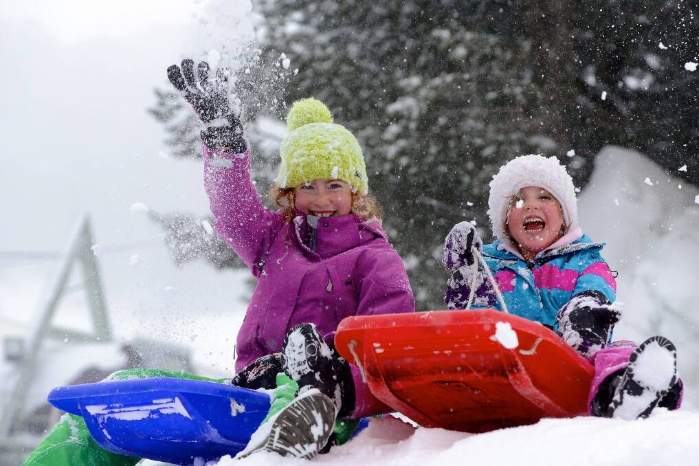 ALL SMILES: Falls Creek Alpine Resort is set to continue its tobogganing and cross country skiing despite the suspension of lifting operations due to COVID-19.