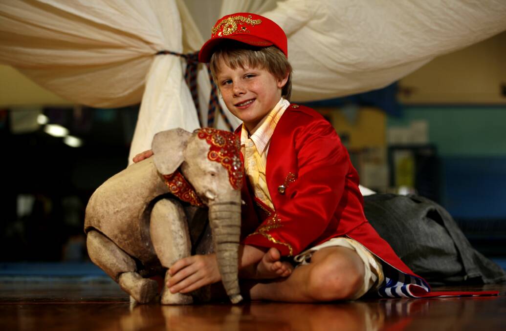 BLAST FROM THE PAST: At just 10 years of age McKoy was given the lead role in the Flying Fruit Fly Circus' production 'The Promise'.
