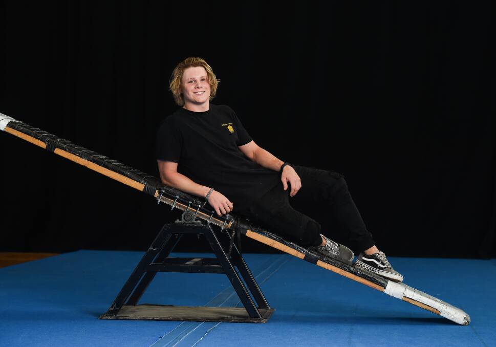 CLASS ACT: Wodonga's very own Cirque Du Soleil performer Harry McKoy is one of 12 talented locals nominated for the 2020 Norske Skog Young Achiever of the Year Award.