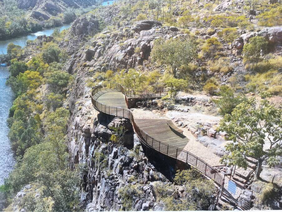 The new Baruwei Lookout is accessible via the trails. Picture: Supplied. 