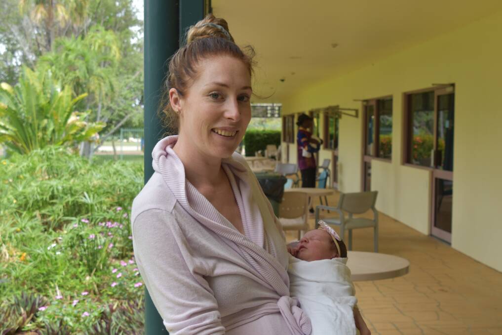 Jolanda Lesniak had heard good things about Katherine's maternity ward before her stay. Picture: Tom Robinson. 