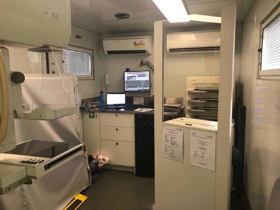 The mammogram truck has been absent due to a long upgrade process. 