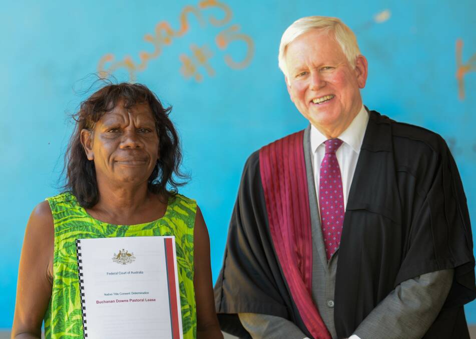 Claudette Albert was recognised as a Native Title Holder