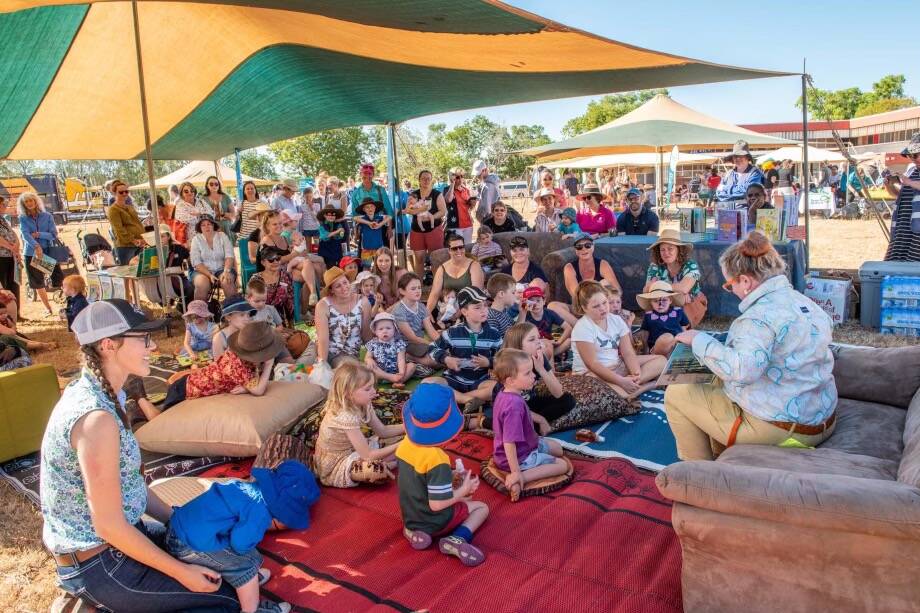 Nearly 300 people attended the KICS Literacy Festival. Picture: Supplied. 