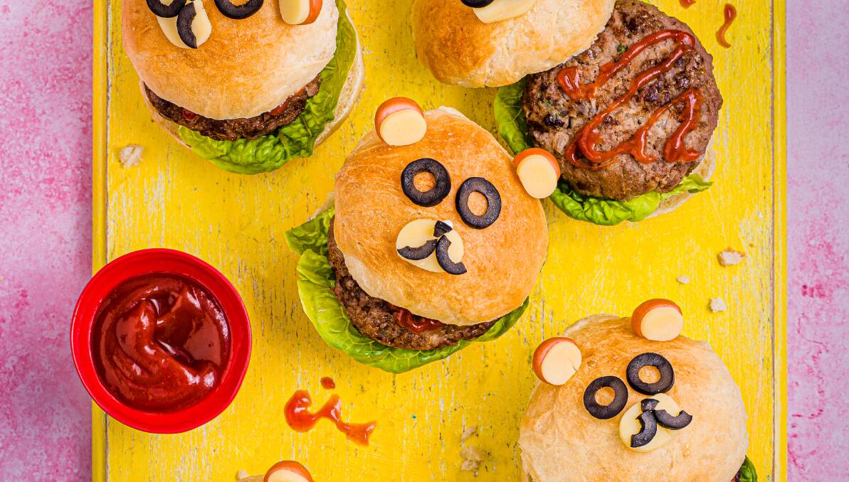 Teddy bear burgers. Picture: Supplied