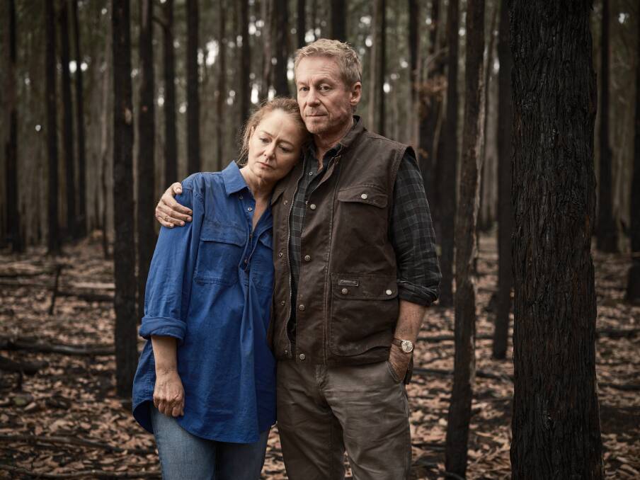 Miranda Otto and Richard Roxburgh as Kath and Duncan Simpson. Picture: Supplied
