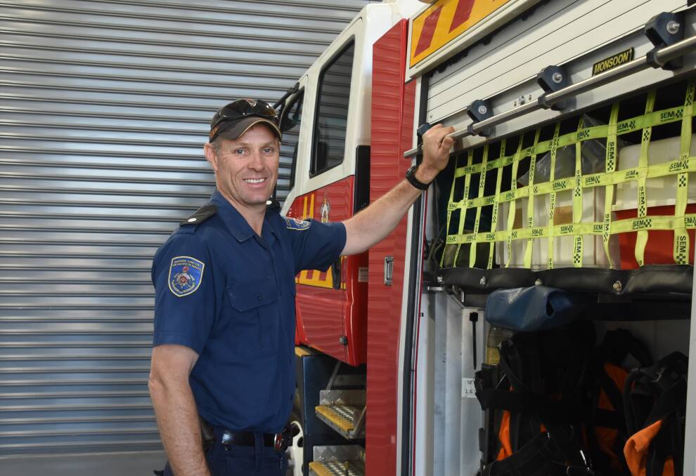 RECOGNISED: Garry Branson has been named as career firefighter of the year.