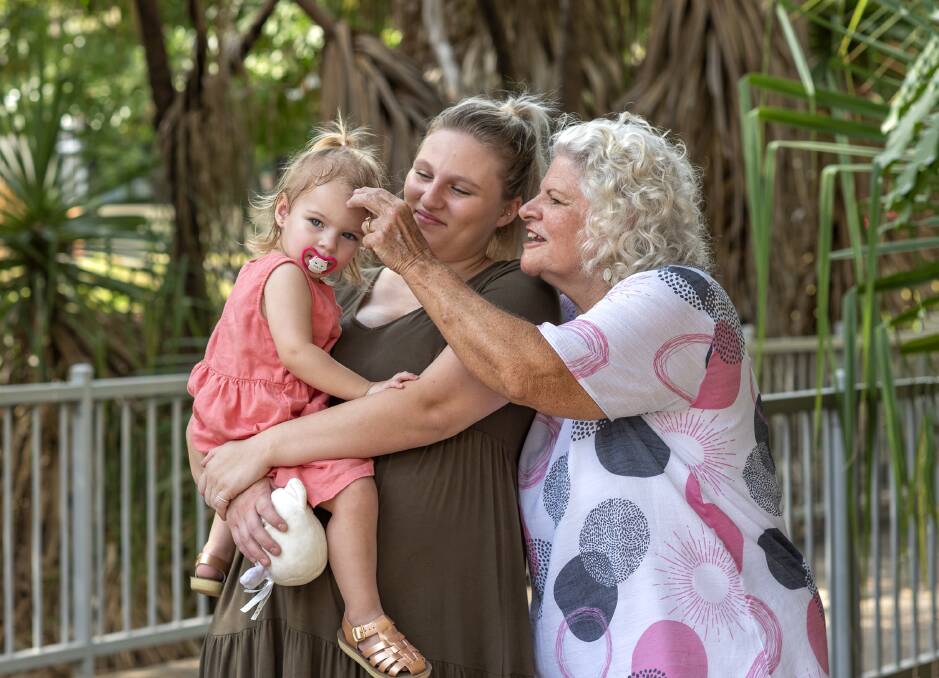 GREAT TIMES: Sandy McLean's family from Adelaide River and Darwin get together every Sunday with a family picnic - pretty priceless! Image: Supplied