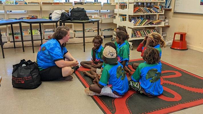 LISTENING: Smiling Mind program teaching students' social and emotional skills to better their mental health, is wrapping up at the end of term two. Photo supplied.