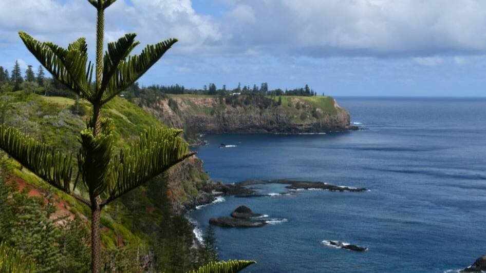 Captain Cook Lookout on the north side of Norfolk Island.