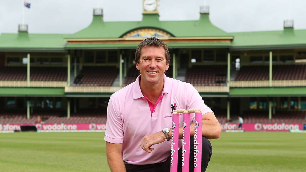 If you've ever wanted to go on a pub crawl with Glenn McGrath, now's your chance. 