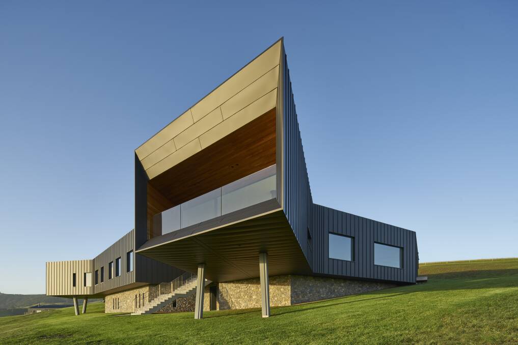Headland House is eye-catching and has many sustainable features. Photos: HIA/Bellevarde Constructions