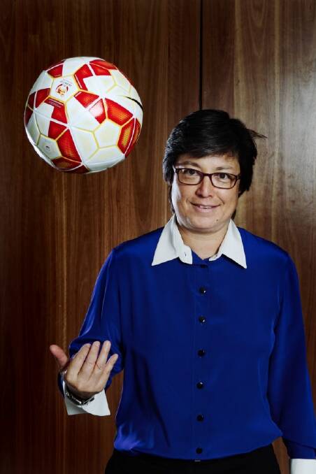 Lawyer and football player Moya Dodd says women are still vastly under-represented at all levels of decision-making in sport. Photo: Peter Braig