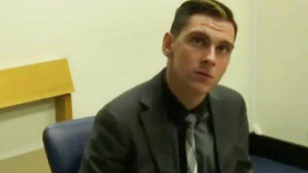Dylan Voller testifies at the royal commission. Photo: Supplied