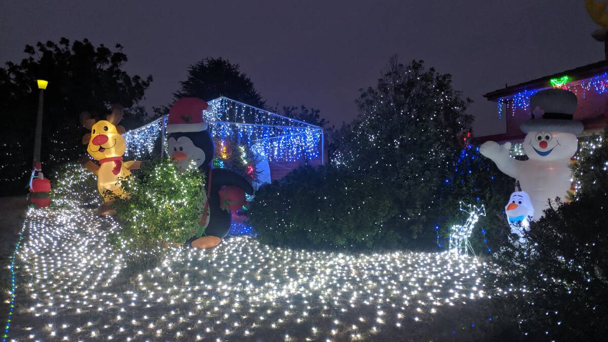 FESTIVE FEELING: Surely something like this would be in the running for first prize in the KTC Christmas Lights Competition ?. Picture: file.