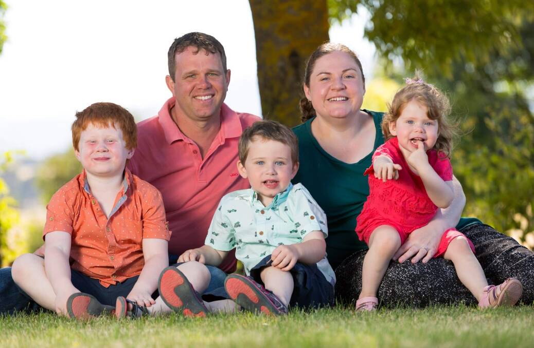 LONG BATTLE: Graeme and Felicity Cooper with children Hamish, Patrick and Chloe. Picture: supplied.