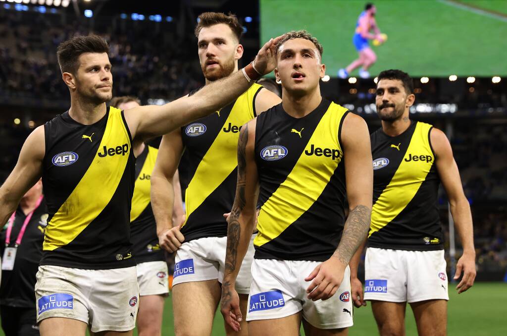 It is way too early to discount a wobbly Richmond's chances of a tilt at another AFL premiership. Photo: Paul Kane/Getty Images