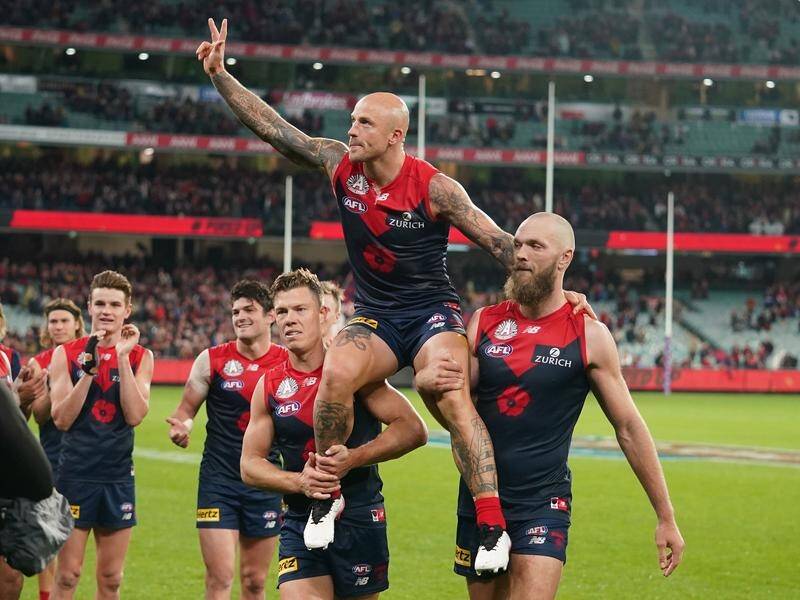 Teammates are in no doubt Nathan Jones will leave a lasting legacy on AFL grand finalists Melbourne.