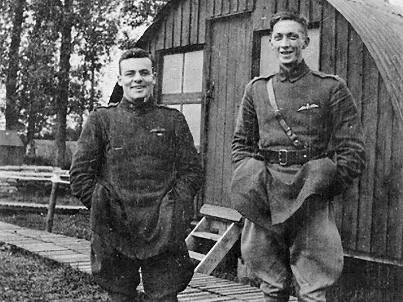 The attempt by Captain Cedric Howell (R) to fly from England to Australia ended in tragedy.