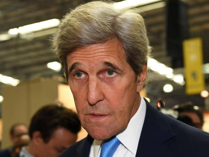 Former US Secretary Of State John Kerry has spoken about climate change at a Melbourne trade event.