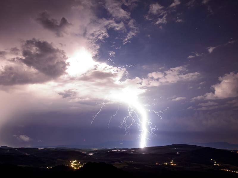 Lightning may have helped the emergence of the earth's first living organisms, researchers say.