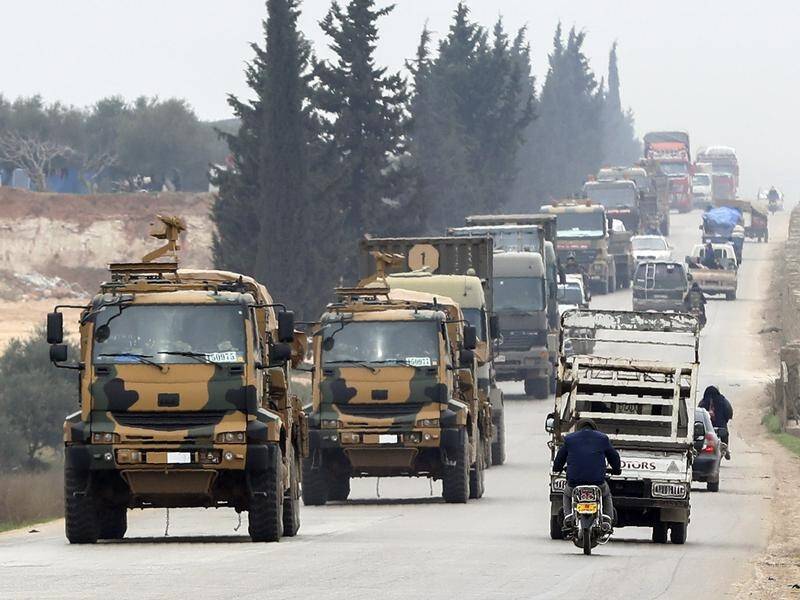 Turkish forces have ramped up attacks on the Syrian army since its soldiers were killed.