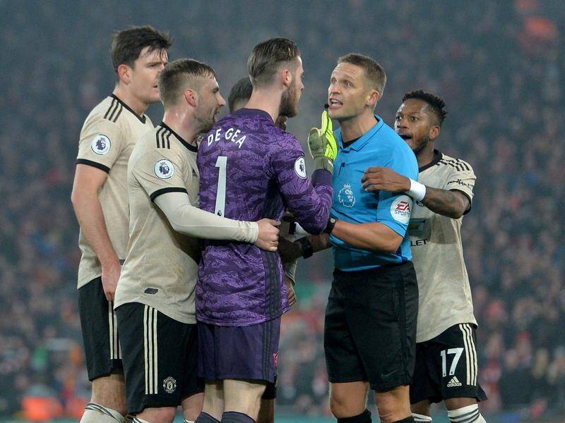 Manchester United have been fined following an altercation with referee Craig Pawson.