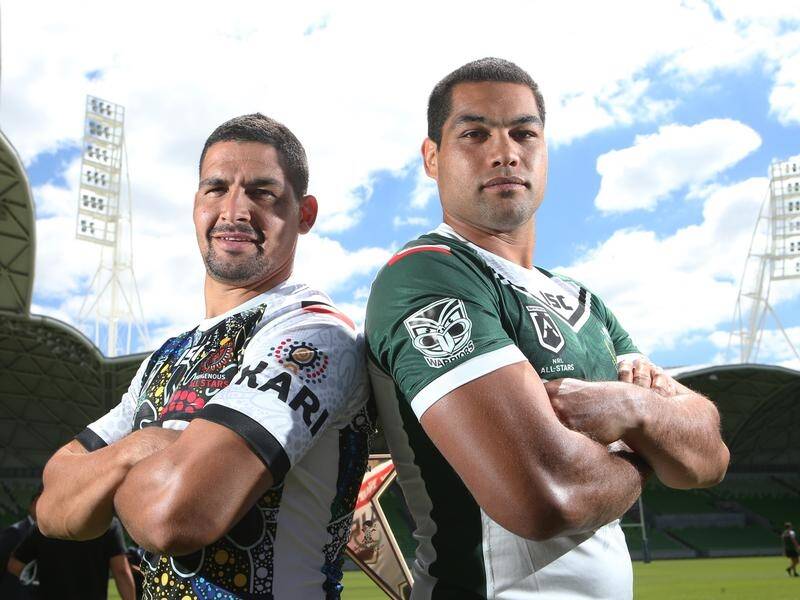 Cody Walker (left) and Adam Blair will captain the Indigenous All Stars and Maori All Stars.