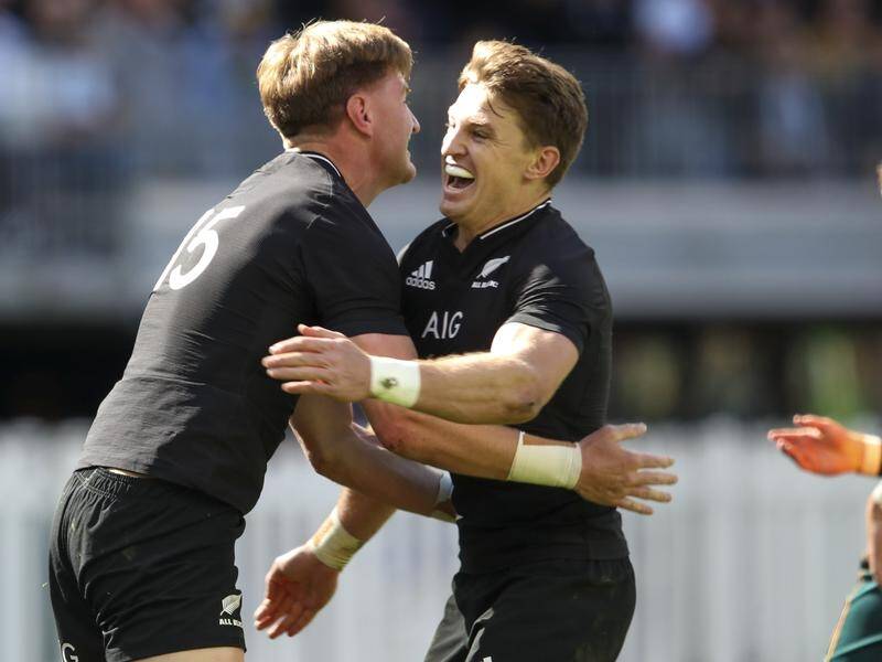 Siblings Jordie Barrett (l) and Beauden Barrett will again line-up in an All Blacks XV together.