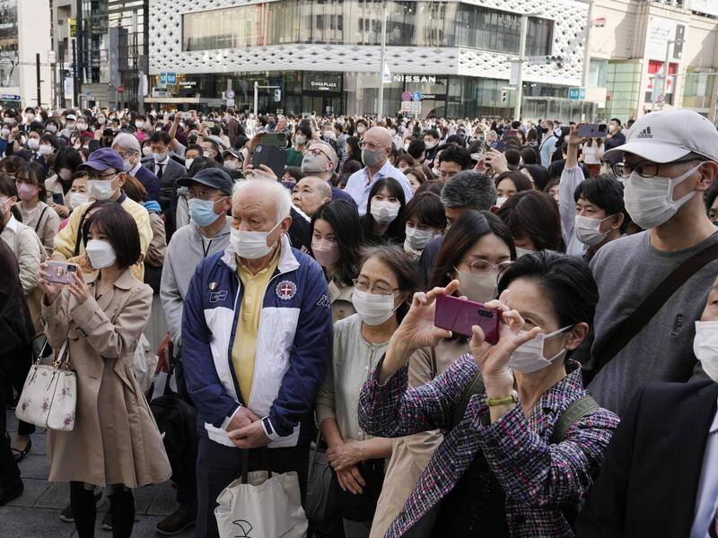 Japan has offered a minute's silence for the victims of the 'Great East Japan Earthquake' in 2011. (EPA PHOTO)