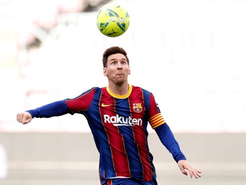 Lionel Messi's current contract with Barcelona expires on JUne 30.