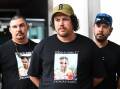 Friends and family of Jeremiah Rivers hope for answers from an inquest into his suspected death. (Jono Searle/AAP PHOTOS)