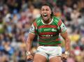 Keaon Koloamatangi is a vital cog in a South Sydney pack finding form in time for the NRL finals. (Dave Hunt/AAP PHOTOS)